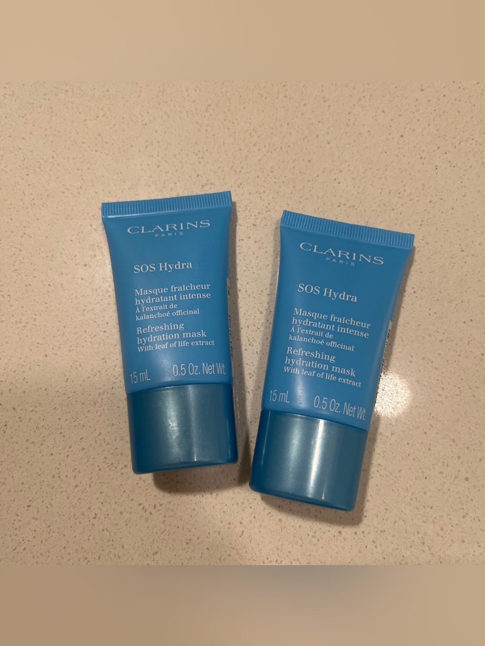 Clarins SOS Hydra Refreshing Hydration Mask - BRAND NEW 2x